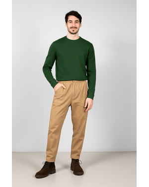 Pantaloni cu talie elastica si buzunare pentru barbati 23KOSJ3002