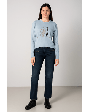 Pulover tricotat pentru femei N240337001