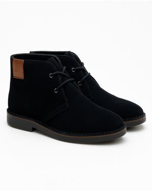 Ghete din piele naturală cu șiret pentru bărbați N250402001