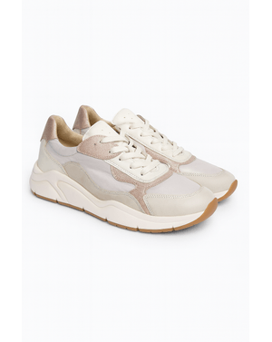Pantofi casual din piele naturală și material textilN250573001