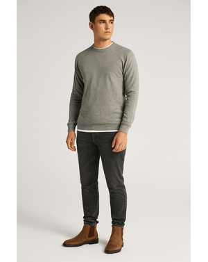 Pulover tricotat fin pentru barbati 25MKF08002