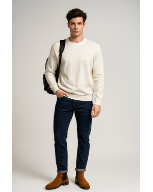 Pulover tricotat pentru barbati 25MKF08011