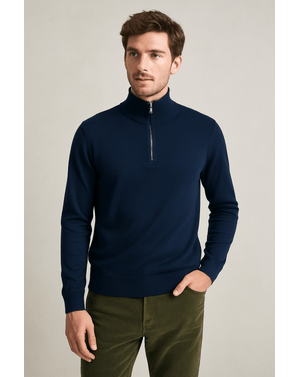 Pulover cu fermoar partial 25MKF08010