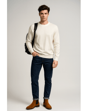 Pulover tricotat pentru barbati 25MKF08011