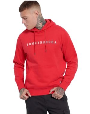 Hanorac pentru bărbați Funky Buddha cu glugă 25ALX06008