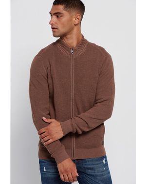 Cardigan cu fermoar Funky Buddha 25ALX06024