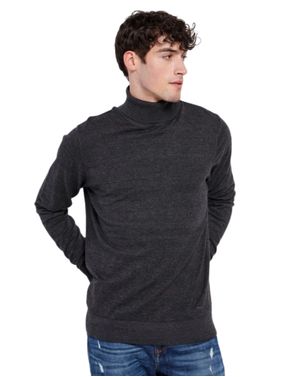 Pulover bărbați Funky Buddha cu guler înalt 25ALX06043