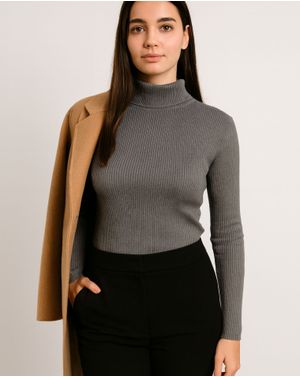 Pulover cu guler înalt 25MKF07027