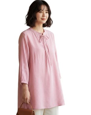 Bluză lejeră din bumbac 100%  N2501F9020