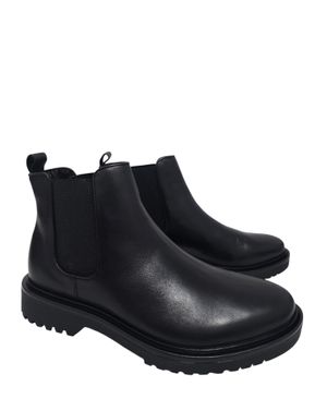 Ghete Chelsea din piele naturală cu talpă groasă 25ANT02005