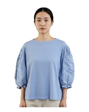 Bluză damă cu mâneci bufante N250720003