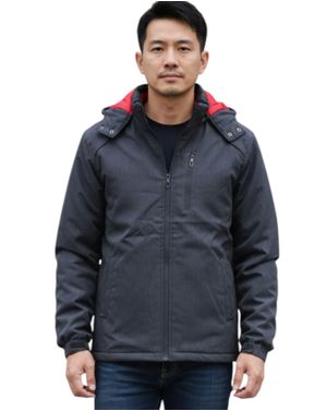 Geacă bărbați neagră  25ALX09022