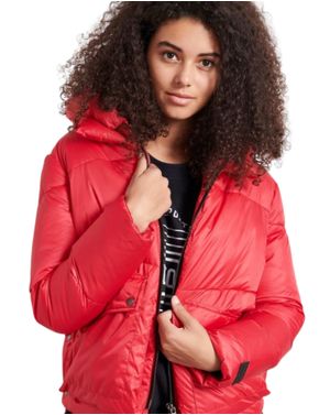 Geacă damă matlasată cu glugă 25ALX09027