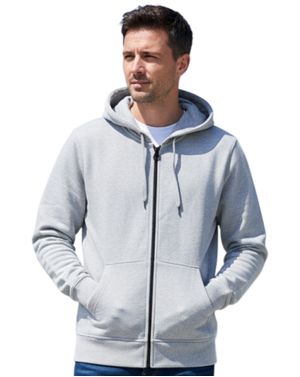 Hanorac bărbați gri deschis din bumbac 100% 25KOSB3002