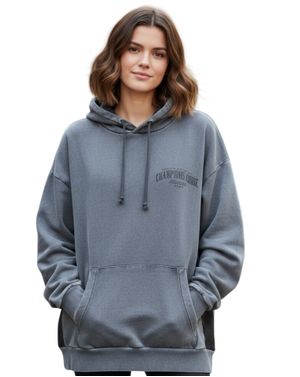 Hanorac damă gri cu imprimeu