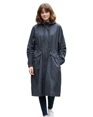 Pardesiu damă lung cu glugă 25ZEN34002