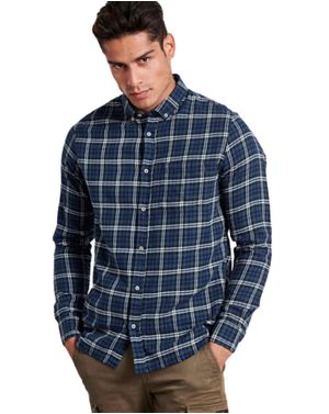 Funky Buddha – Cămașă bărbătească în carouri 25ALX09049