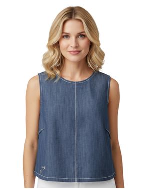 Bluză damă din denim subțire 25ALN10001