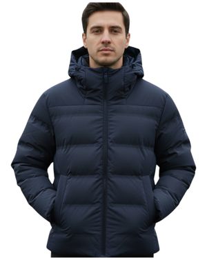 Geacă bărbătească matlasată – Navy Blue 25ALX09019