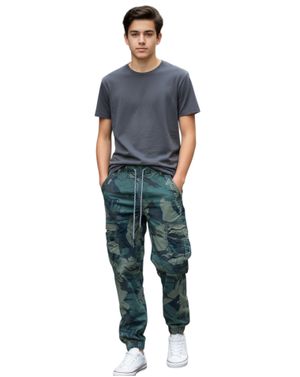 Pantaloni Cargo Camuflaj  25OFF01001