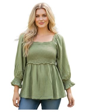 Bluză damă verde N250723005