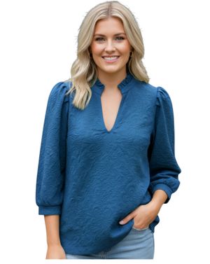 Bluză damă albastru închis N250720038