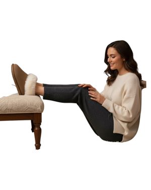 Papuci de casă îmblăniți damă 25MEX15001