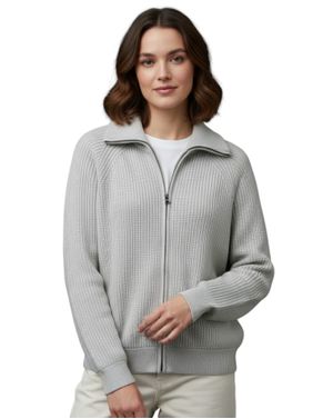 Cardigan damă cu fermoar 25MKF02294