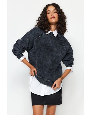 Bluza cu maneca lunga si mansete elastice 25KKW03441