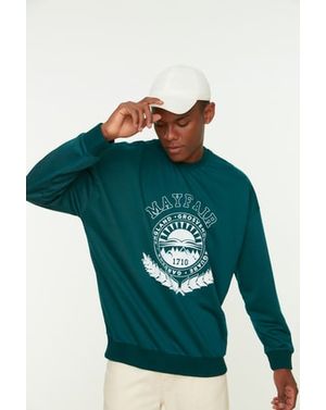 Hanorac cu imprimeu pentru barbati 25KKW01847