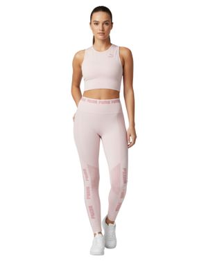 Colanți sport Damă Puma Roz cu Talie Înaltă 25MEX17023