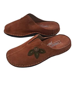 Papuci de Casă Tip Sabot cu Aplicație 25HAT23007