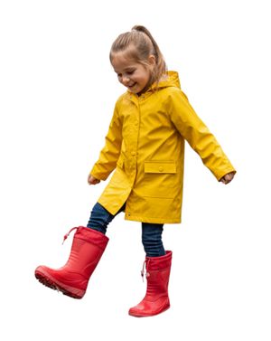 Cizme uni de cauciuc pentru copii cu manșetă textilă 25HAT17012