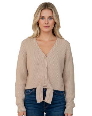 Cardigan scurt dama, cu nod frontal  25ALX09004