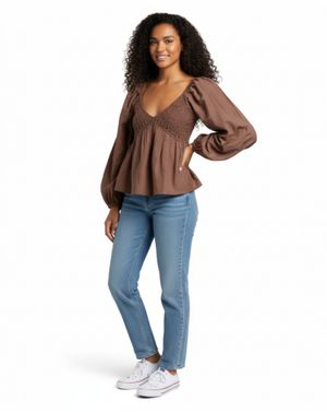 Bluză Damă Maro din Bumbac 25MEX17001