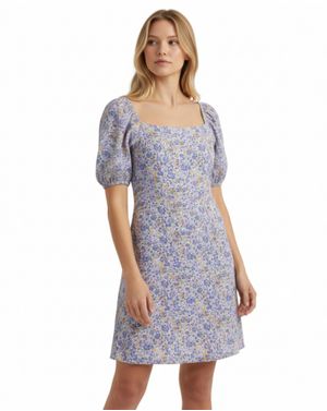 Rochie Damă Mov cu Imprimeu Floral 24POS47777