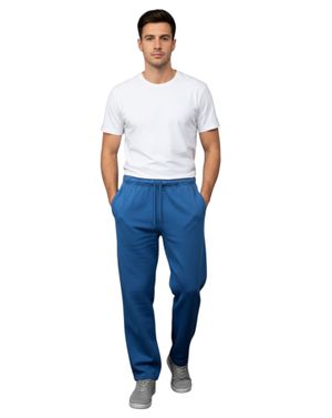 Pantaloni de trening din bumbac cu talie elastică și șnur 25SMA03053