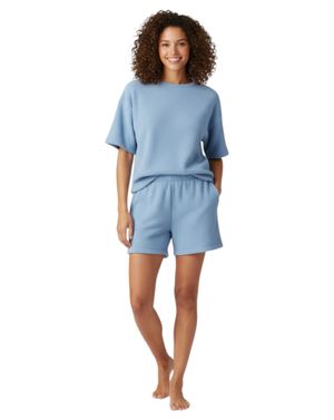 Pantaloni scurți cu talie elastică 24POS47F71