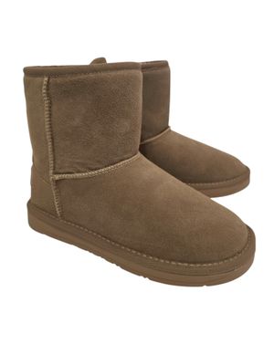 Cizme din piele naturală imblanite 26ANT01002