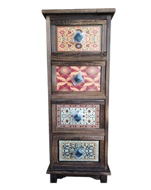 Dulap cu sertare decorative din lemn 25TAI66002