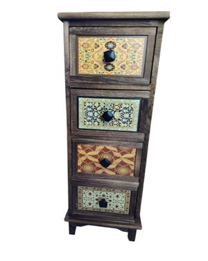 Dulap decorativ din lemn cu sertare 25TAI66001