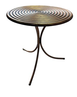 Masă decorativă metalică aurie 25TAI51001