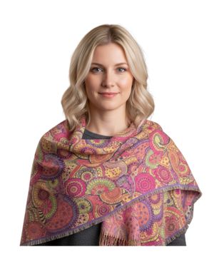 Șal damă cu franjuri 25TAI22016