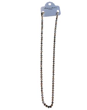 Colier damă auriu tip lanț cu zale decorative 25TAI35037