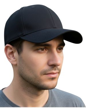 Șapcă bărbați neagră matlasată 25TAI04001