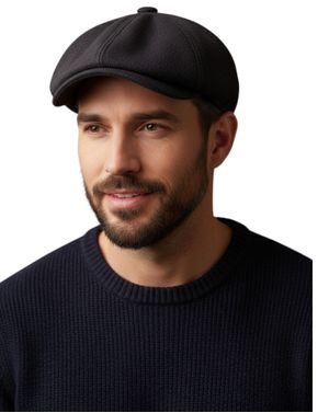 Șapcă bărbați din lână și vâscoză – model clasic 25TAI04011