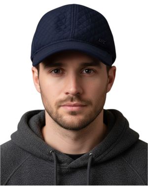 Șapcă bărbătească matlasată albastră 25TAI04018