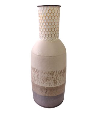 Vază decorativă din metal – bej 25TAI47002