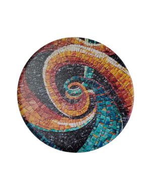 Suport termic rotund multicolor 25TAI33014