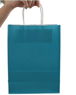 Ambalaj cadou din hârtie – albastru, mărime unică 25TAI19001